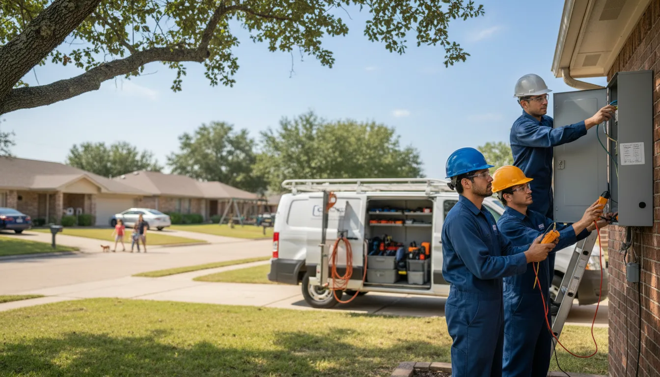 Certified electrician providing emergency electrical services in Burkettsville, OH